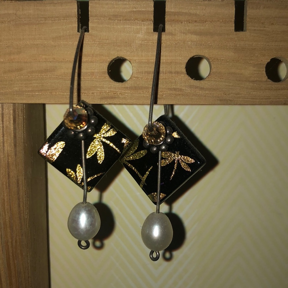 Dragonfly earrings